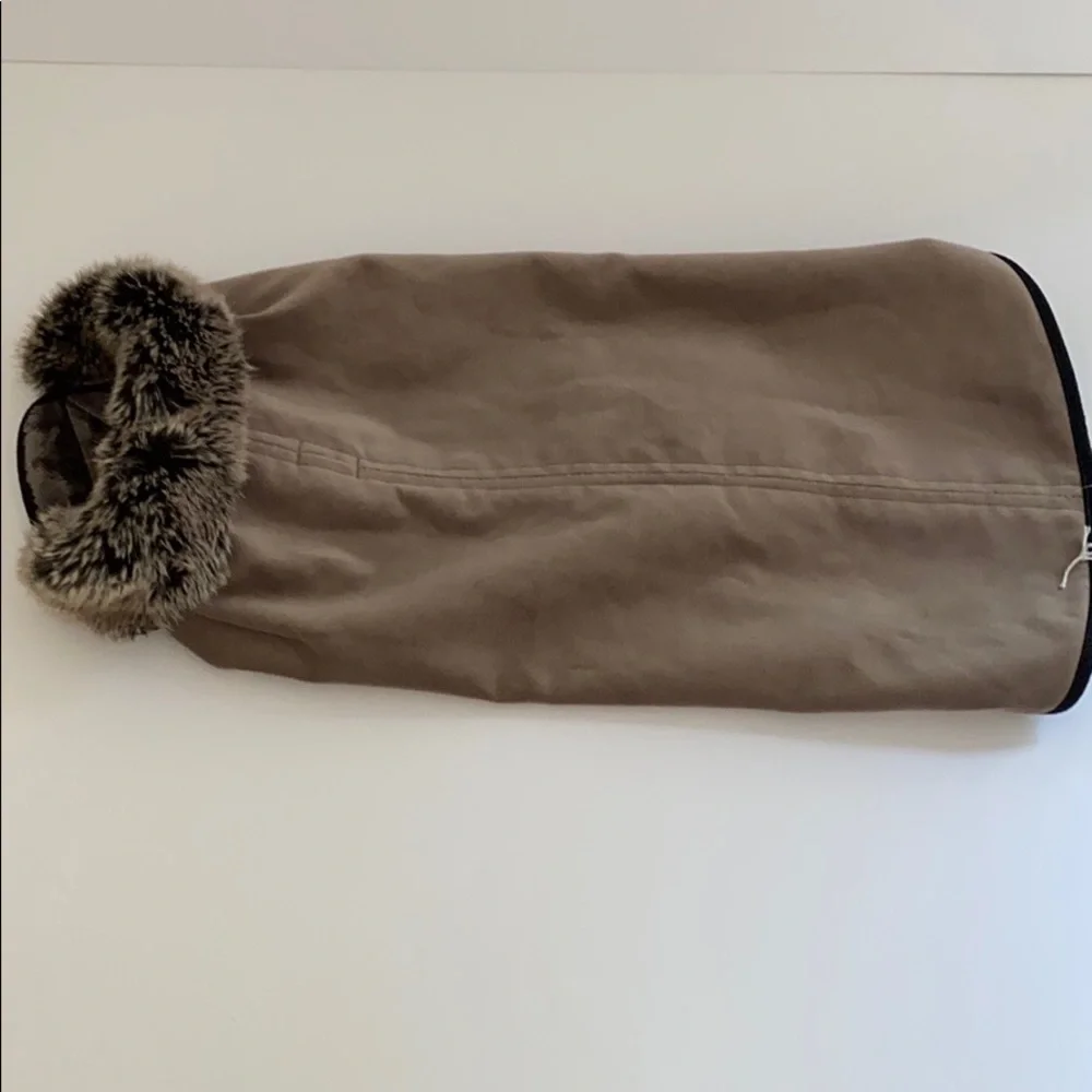 Pet Coat in Faux Fur Chinchilla by Frontgate